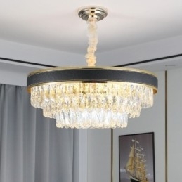 Moderne Pendel Krystal Loftslampe 9 12 16 Lys
