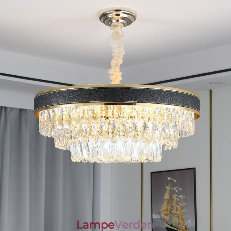 Moderne Pendel Krystal Loftslampe 9 12 16 Lys