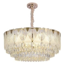 Crystal Pendel Light Lacy Runde Loftsbelysningsarmatur