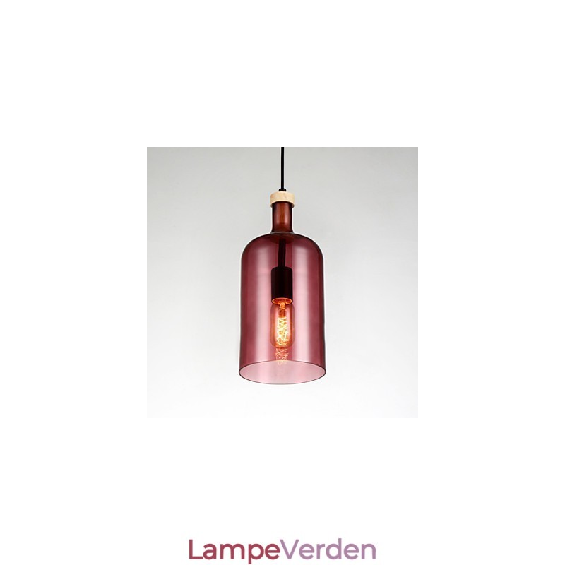 Lysekrone moderne pendel med glasskærm