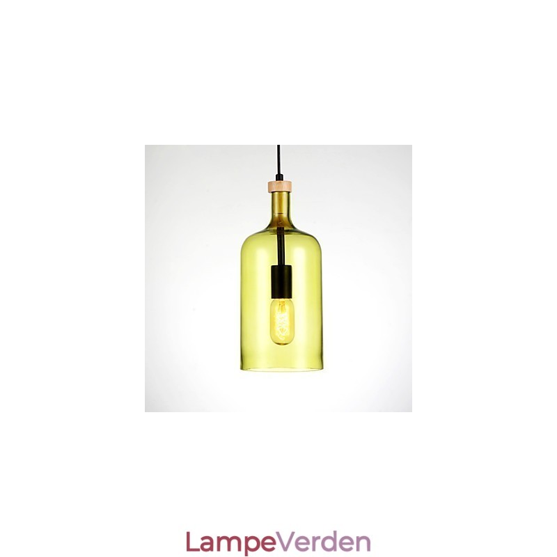 Lysekrone moderne pendel med glasskærm