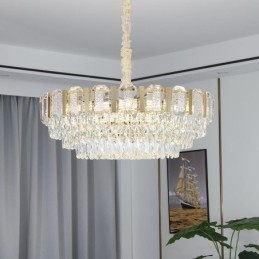 Krystal Pendel Rund Loftslampe