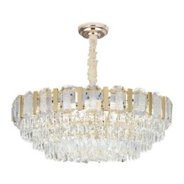 Krystal Pendel Rund Loftslampe