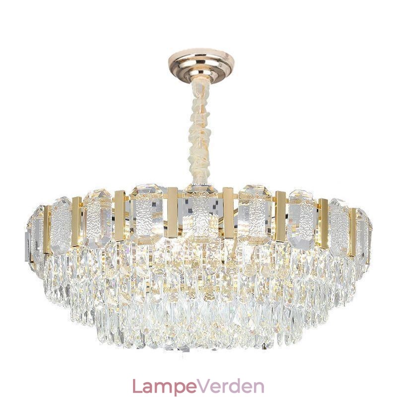 Krystal Pendel Rund Loftslampe