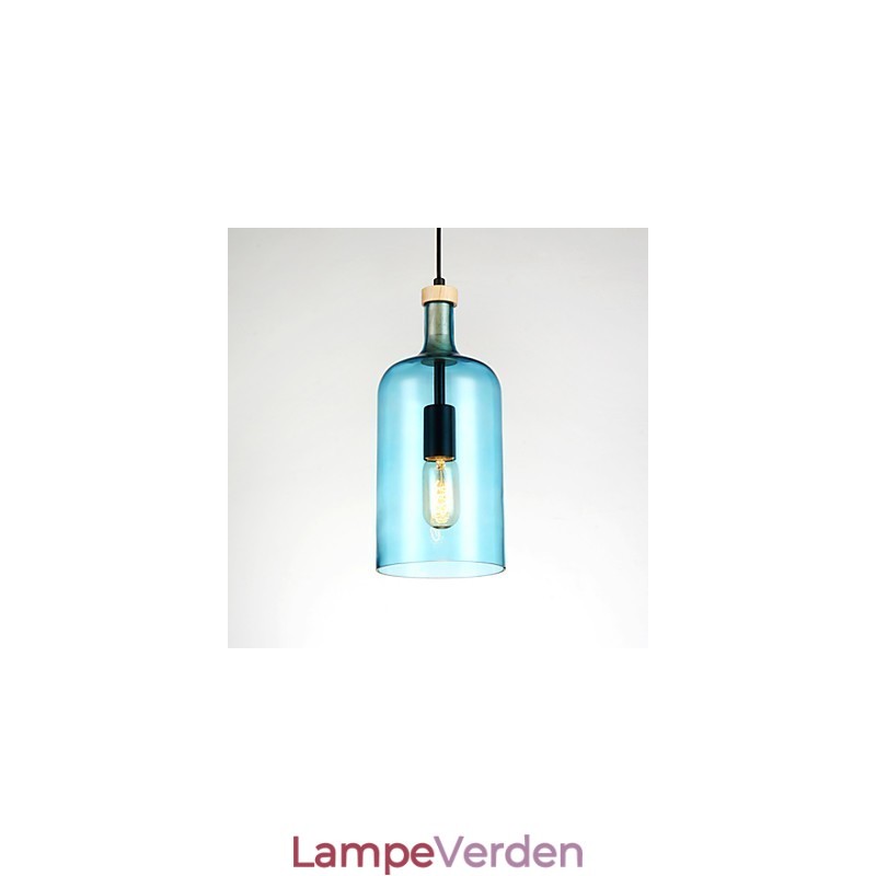 Lysekrone moderne pendel med glasskærm