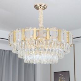 Krystal Pendel Rund Loftslampe
