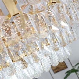 Krystal Pendel Rund Loftslampe