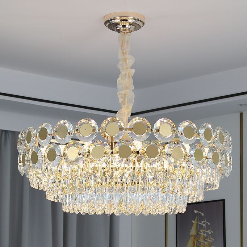 Moderne krystal pendant lys loftsbelysningsarmatur