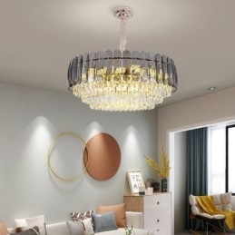 Krystal pendel loftslampe