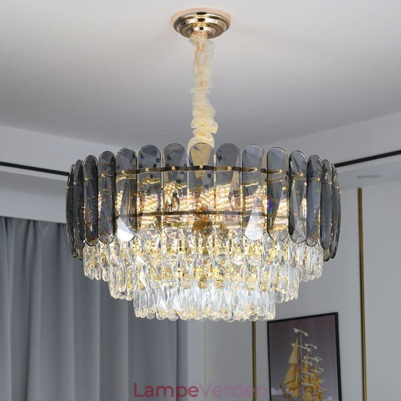 Krystal pendel loftslampe