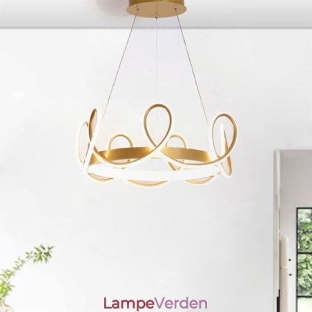 Moderne hængelys krone pendel aluminium 1 lys Moderne hængelys krone pendel aluminium 1 lys