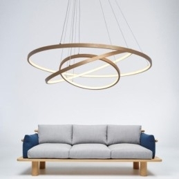 Pendel Moderne Lysekrone Belysning 3 Ringe Loftslys