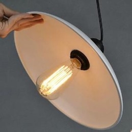 Contracted White Droplight Rustic Lodge Traditionel klassisk pendel