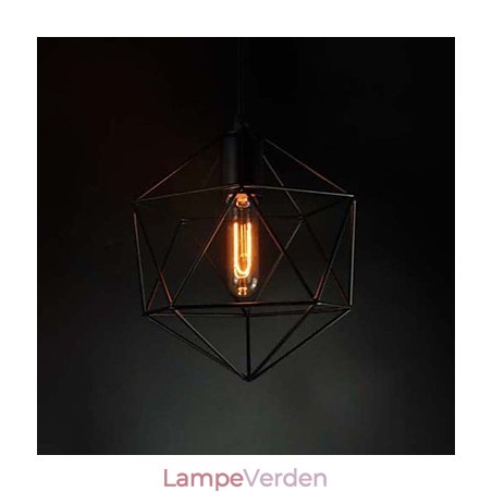 Europe Style vintage lysekrone til i diamantform sort