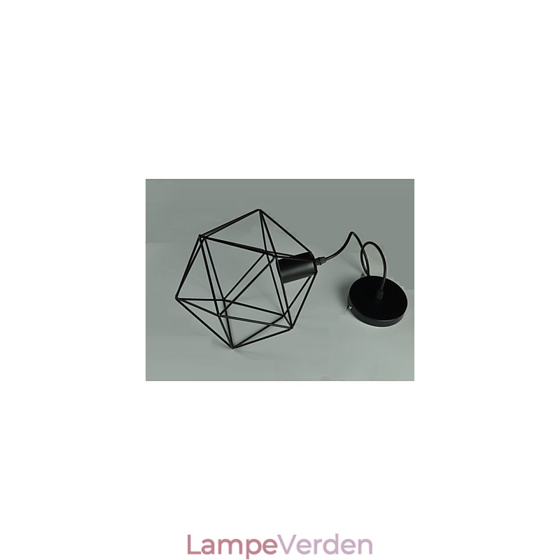 Europe Style vintage lysekrone til i diamantform sort