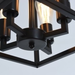 Moderne simpelt hængelys jernbur hængende lampe