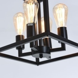 Moderne simpelt hængelys jernbur hængende lampe