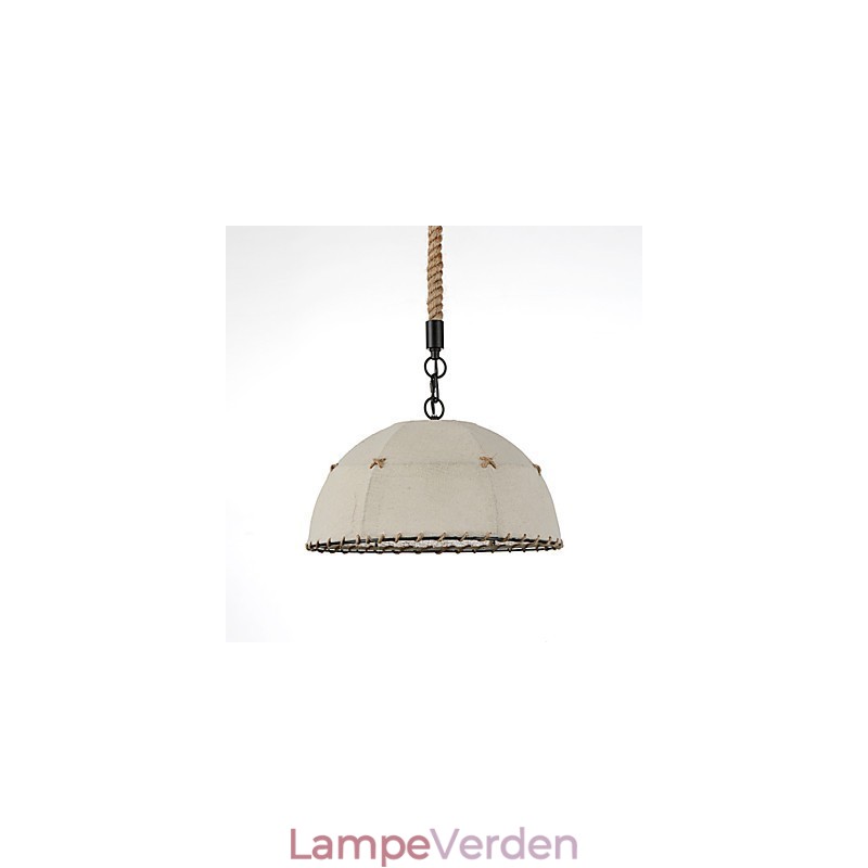 Halv rund formet 1 lamper Pendellamper Vintage stil Industri stil Gul klud & metaller Drop Light
