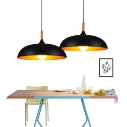 Moderne Pendel Minimalistisk Dekorativ Lysarmatur Sort Hvid
