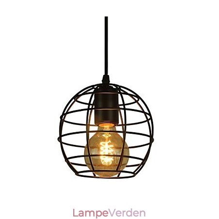 Globe Shape Europe Style Vintage lysekrone til sort pendel Globe Shape Europe Style Vintage lysekrone til sort pendel