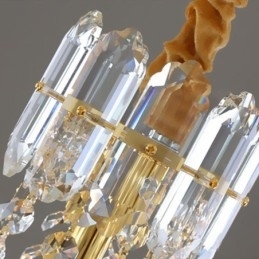 Krystal pendel konisk hængende lysarmatur lys