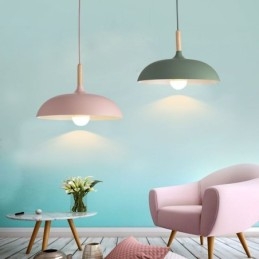 Moderne Pendel Light Farverig Macaron Pendel Lampe