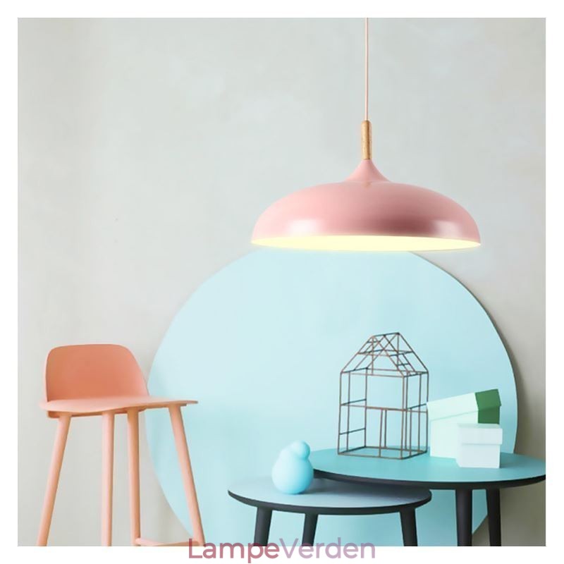 Moderne Pendel Light Farverig Macaron Pendel Lampe
