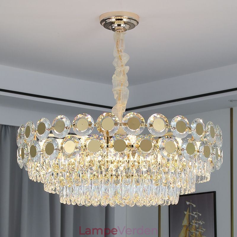 Moderne krystal pendant lys loftsbelysningsarmatur