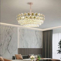 Moderne krystal pendant lys loftsbelysningsarmatur