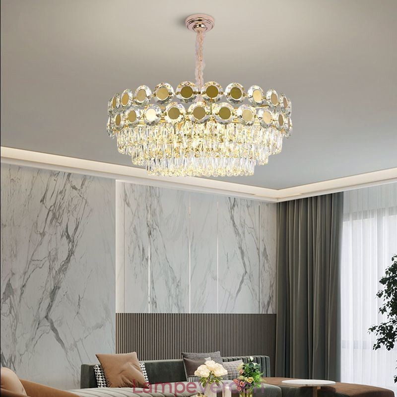 Moderne krystal pendant lys loftsbelysningsarmatur