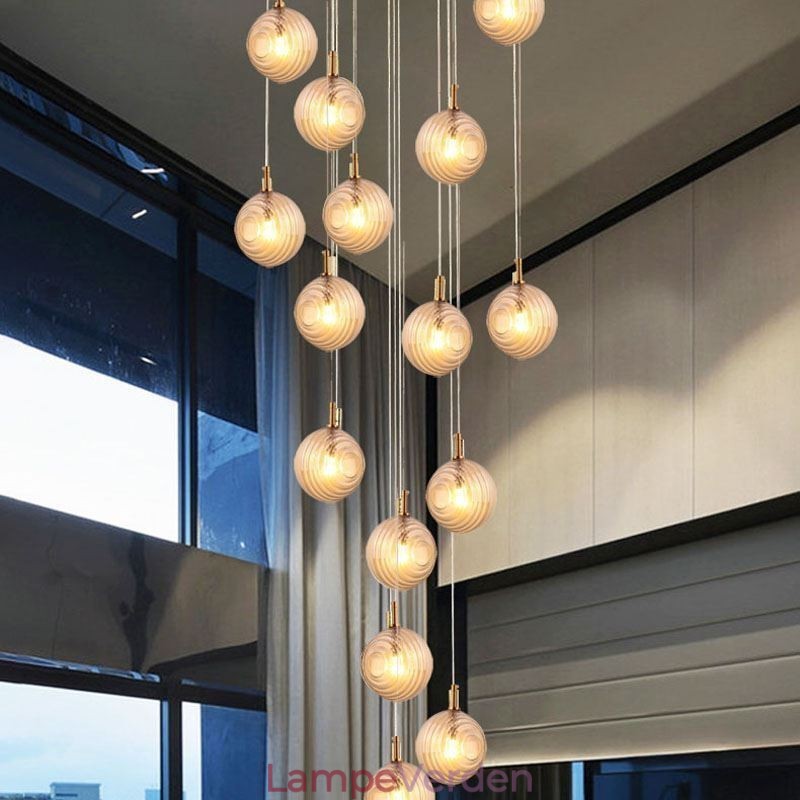 Glas Pendel Light Creative Dekorative Glas Globe Loft