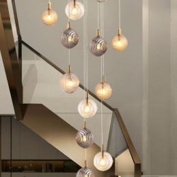 Glas Pendel Light Creative Dekorative Glas Globe Loft