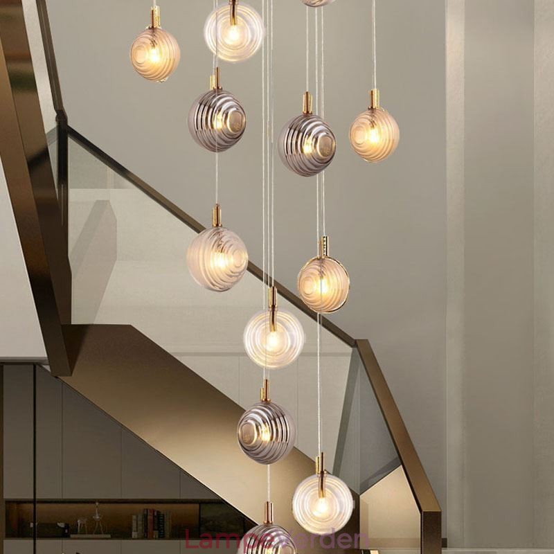 Glas Pendel Light Creative Dekorative Glas Globe Loft