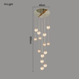 Glas Pendel Light Creative Dekorative Glas Globe Loft