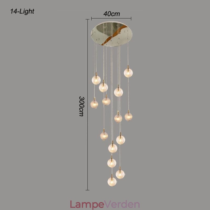 Glas Pendel Light Creative Dekorative Glas Globe Loft