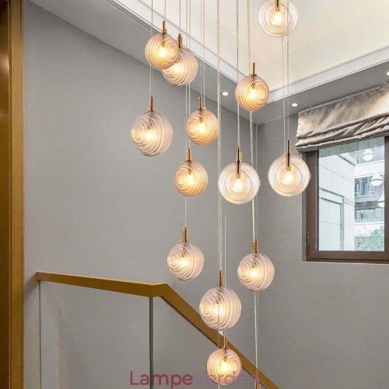 Glas Pendel Light Creative Dekorative Glas Globe Loft