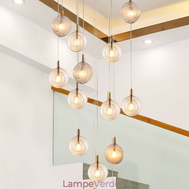 Glas Pendel Light Creative Dekorative Glas Globe Loft