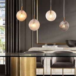 Glas Pendel Light Creative Dekorative Glas Globe Loft