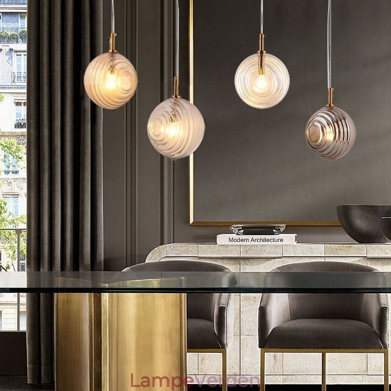 Glas Pendel Light Creative Dekorative Glas Globe Loft