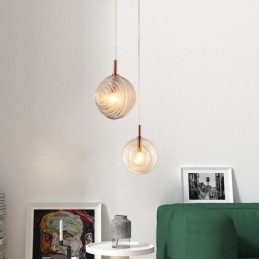 Glas Pendel Light Creative Dekorative Glas Globe Loft