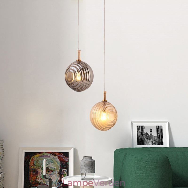 Glas Pendel Light Creative Dekorative Glas Globe Loft