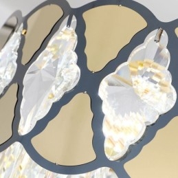 Crystal Pendel Light Modern Lacy Loftslampe