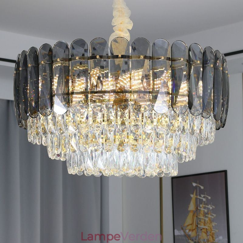 Krystal pendel loftslampe