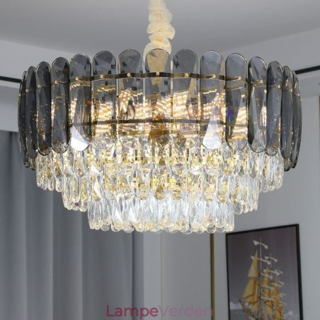 Krystal pendel loftslampe