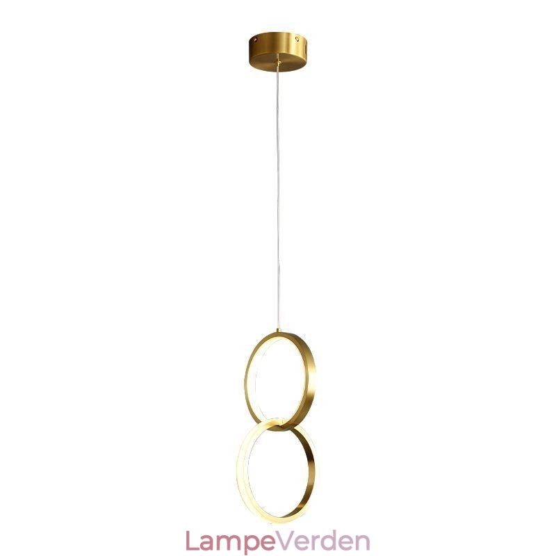 Pendellys Messing Ringe Dekorativ lysarmatur