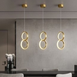 Pendellys Messing Ringe Dekorativ lysarmatur