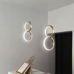 Pendellys Messing Ringe Dekorativ lysarmatur