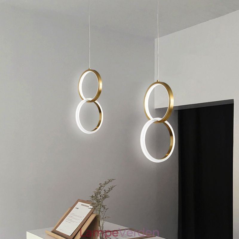 Pendellys Messing Ringe Dekorativ lysarmatur