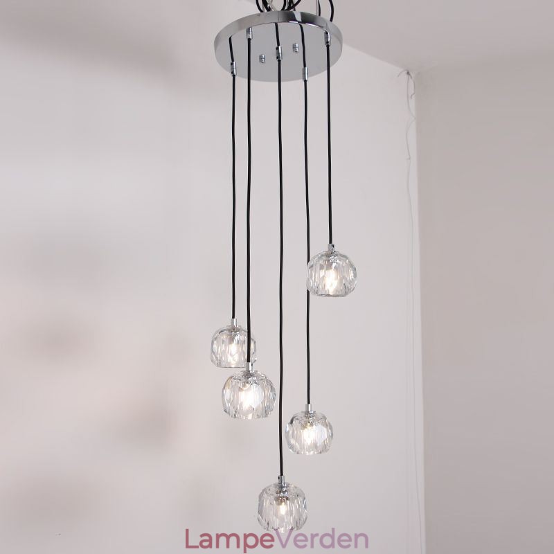 Mordern Crystal Soccer Ball Shape Loftslys hængende lys