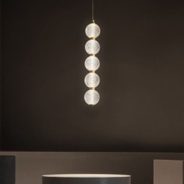 Pendel lys Akryl Beaded dekorativ belysning